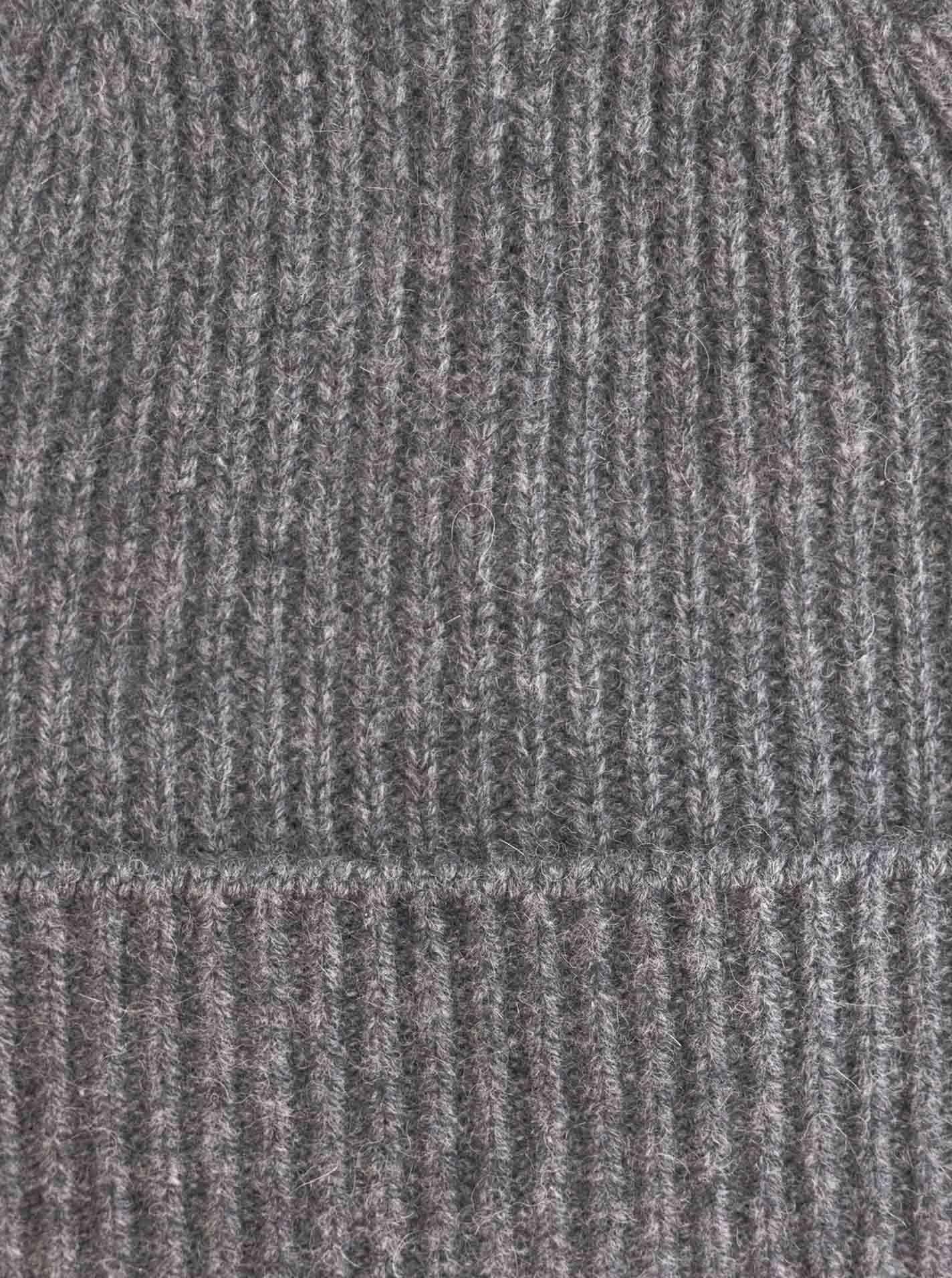 Zwillingsherz Czapka zimowa z grubej dzianiny w 100% z kaszmiru – wysokiej jakości czapka z dzianiny dla kobiet, chłopców i dziewczynek – unisex – uniwersalny rozmiar – kaszmir – ciepła i miękka na wiosnę, jesień i zimę, antracytowy, jeden rozmiar
