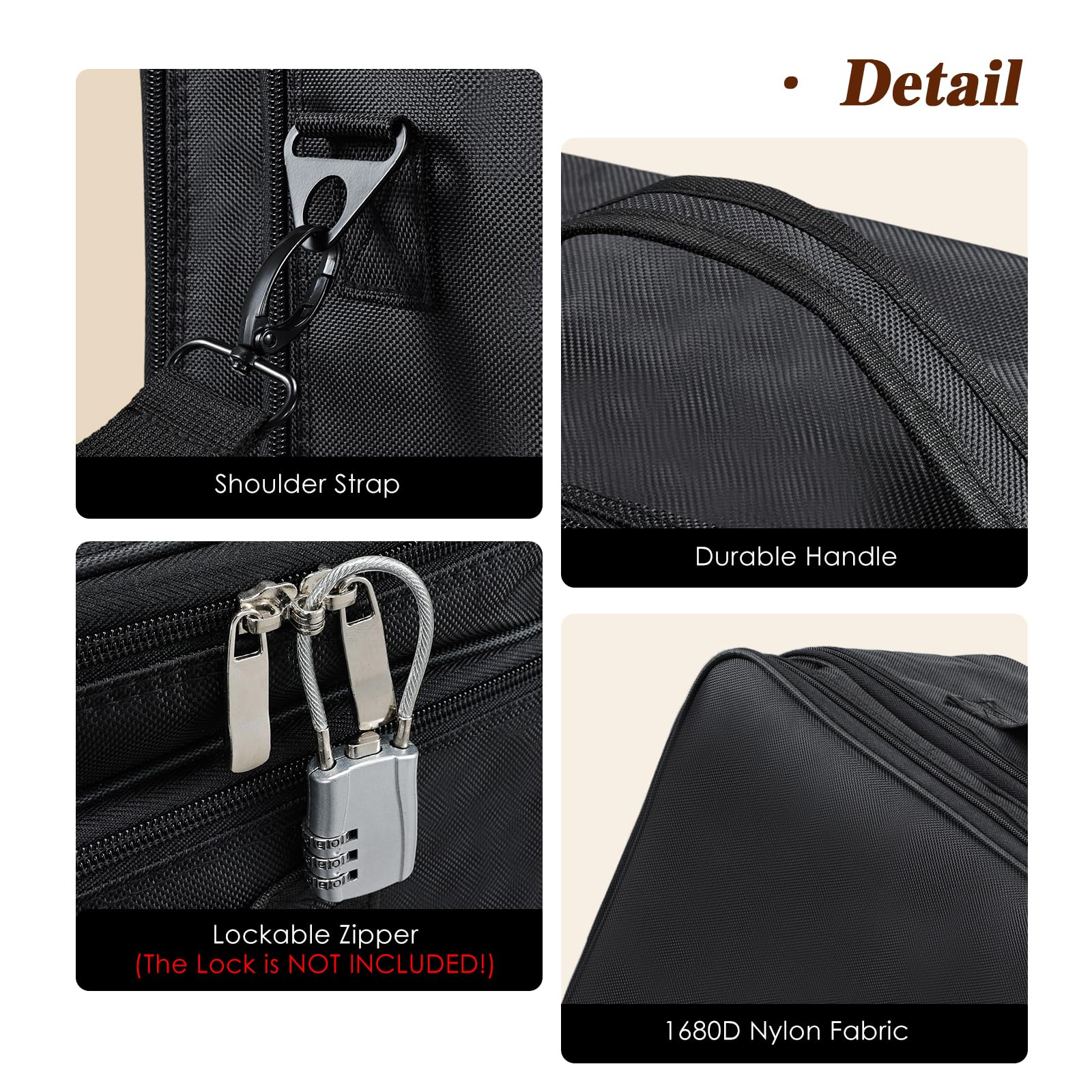 Extra Large Professional Makeup Case and Cosmetic Organizer