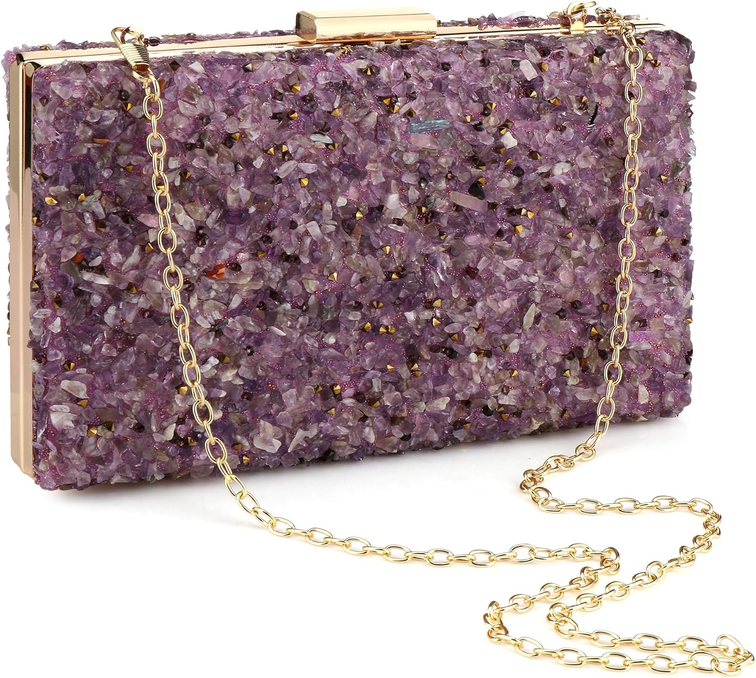 Acrylic Handbags for Women Perspex Geometric Evening Clutch Bag Elegant Purses Box Crossbody Bag for Wedding Banquet Prom - Image 3