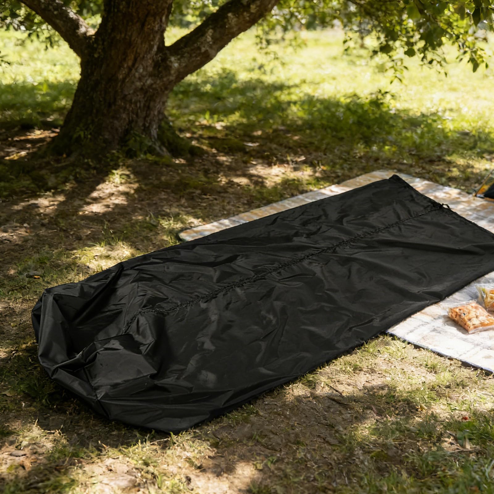 Cubierta de Ducha Solar de Tela Oxford Resistente para Dispositivo Solar de 10.6 Galones con Instalación Sencilla y Protección para Patio y Campamentos