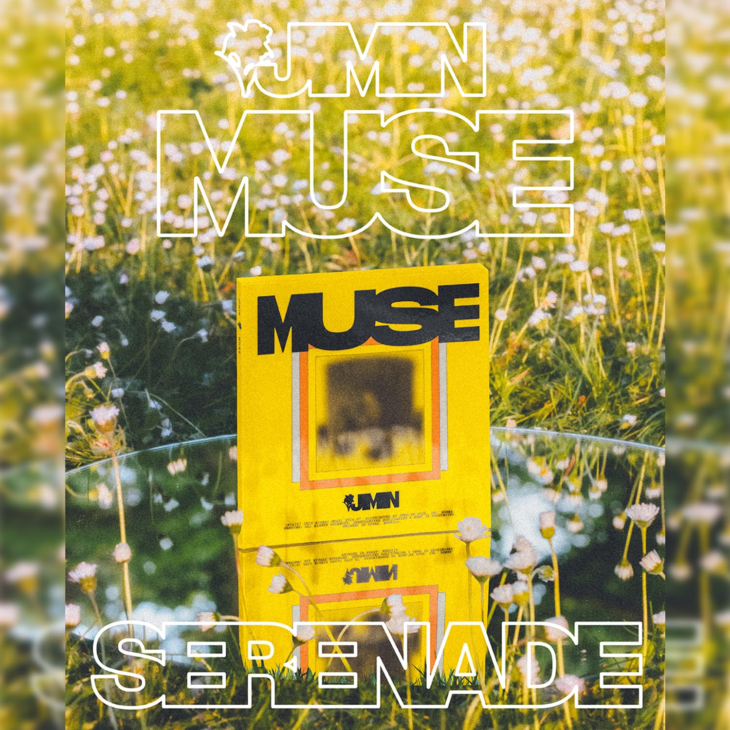 JIMIN OF BTS - [MUSE] (SERENADE Ver.) Photobook R + Muse Card Set + Coaster + 2 Extra Photocards