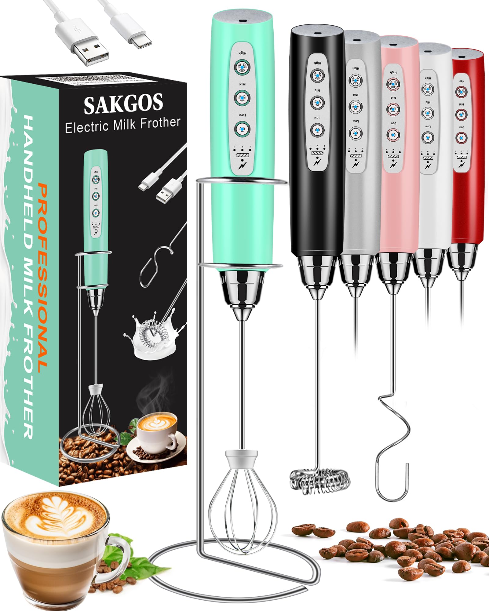 Sakgos Rechargeable Frother