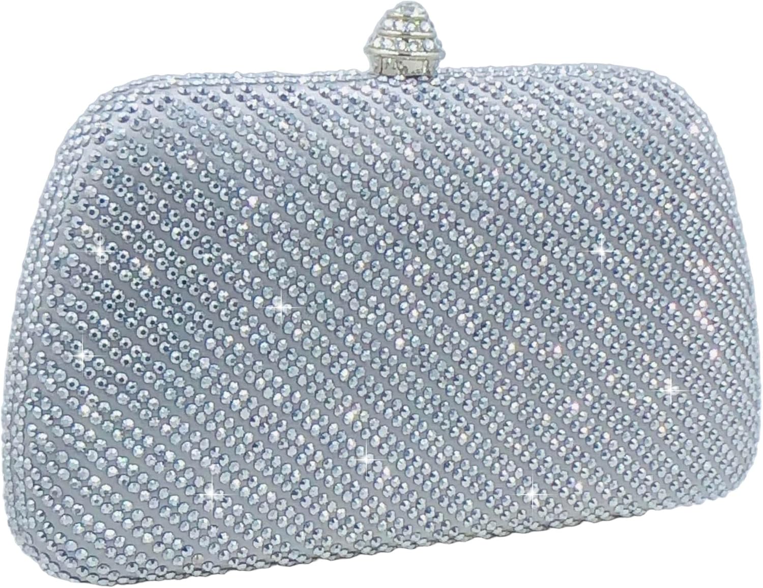 Boutique De FGG Mini Rhinestone Clutch Purses for Women Formal,Wedding Dressy Evening Bags and Clutches,Crystal Clutch Bag