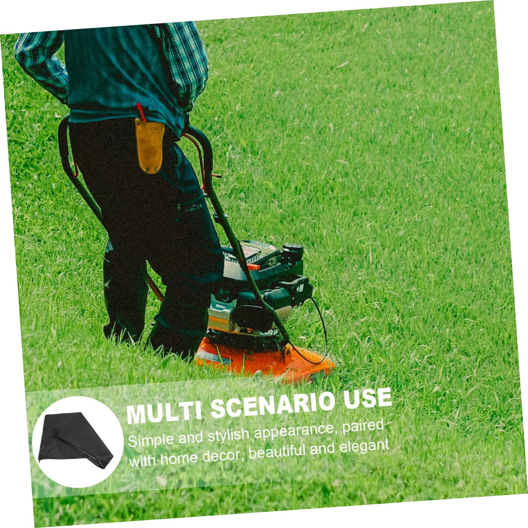 Bolsa Recolectora de Hojas para Tractor Cortacésped de Gran Capacidad | Tela Oxford 420d Negra, Ajuste, Instalación Fácil, para Césped de Jardín y Mantenimiento