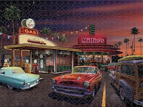 Miniatura 5 de Ceaco - Land of The Free - Millie's 50's Diner - Rompecabezas de 500 piezas