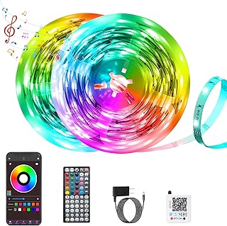 Led Lights for Bedroom 150FT Music Sync Color Changing Led Strip Lights ...