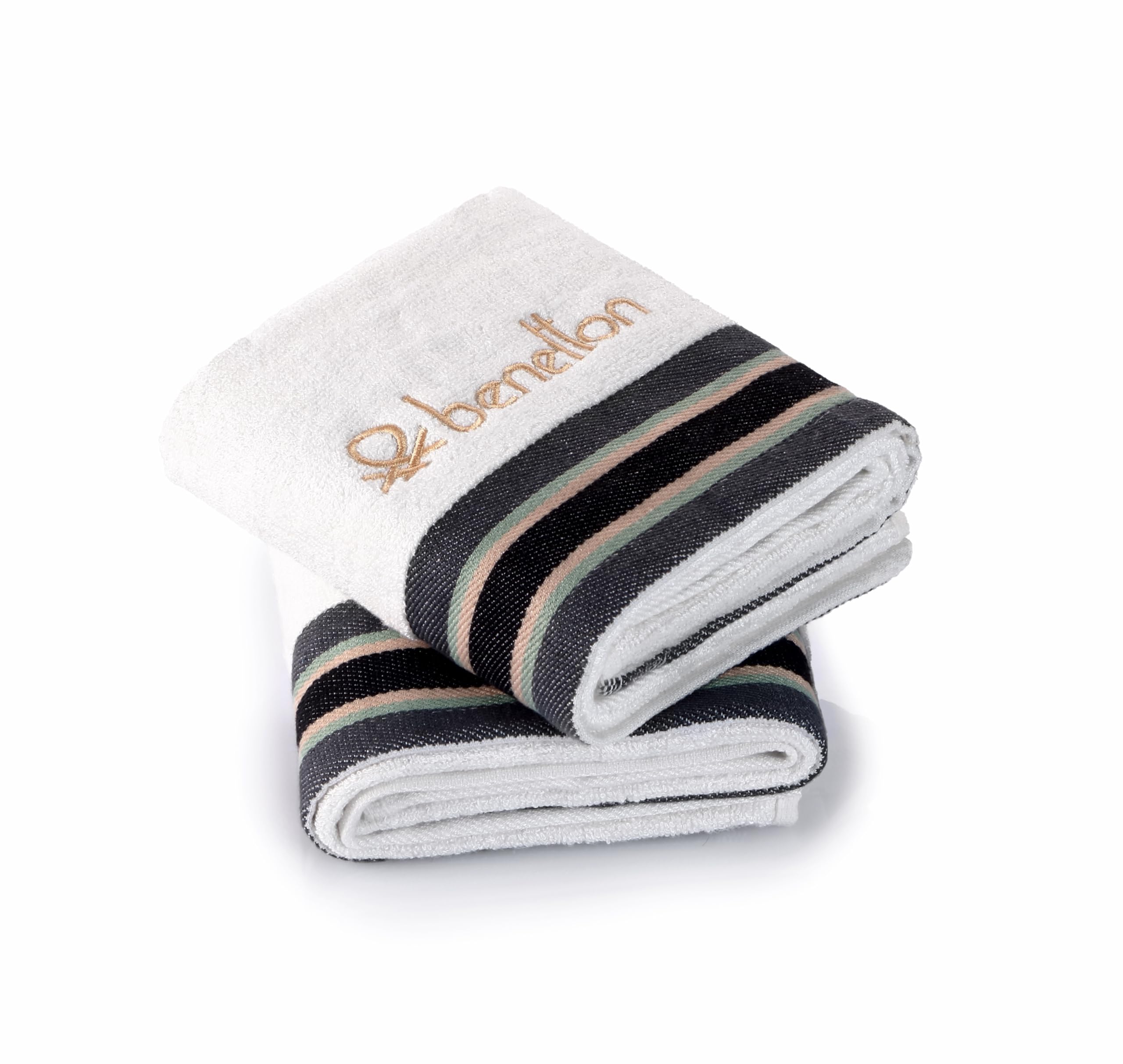 United Colors of Benetton Bamboo Cotton Hand Towels Pack of 2, 600 GSM Super Soft & Absorbent, 60 x 40 cm, Soft Quick-Dry Bathroom Towels for Bathroom/Kitchen (Set of 2)-image-23