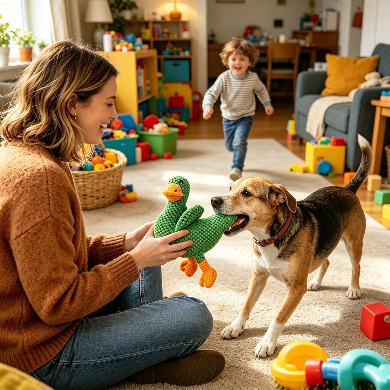 Giocattoli Interattivi per Cani Peluche per Animali | Giochi per Cani Masticatori Forti Adatti A Cuccioli Razze Piccole Medie Grandi Casa Viaggi Uso Quotidiano
