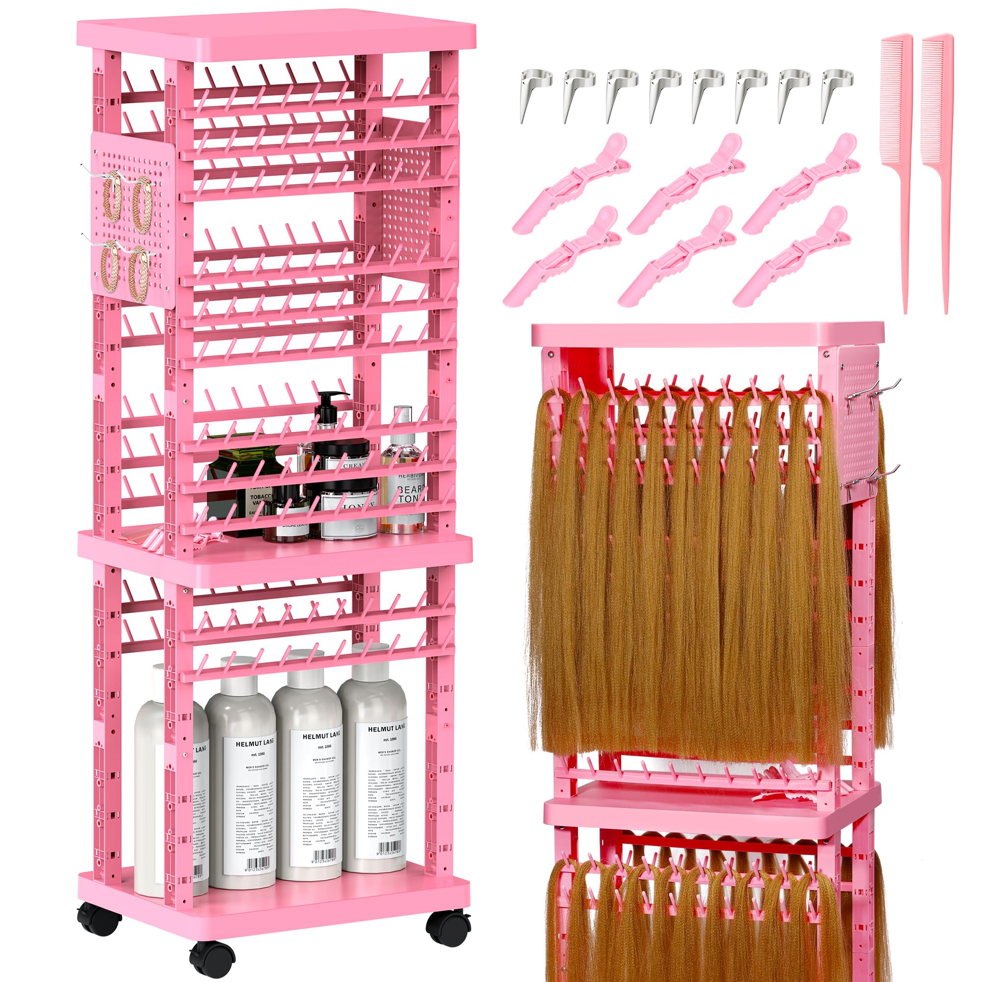 havefungarage productsML MULTI STAND セット Amazon.com: Sunnacate Braiding Rack with Tools, 2-Sided Hair Rack