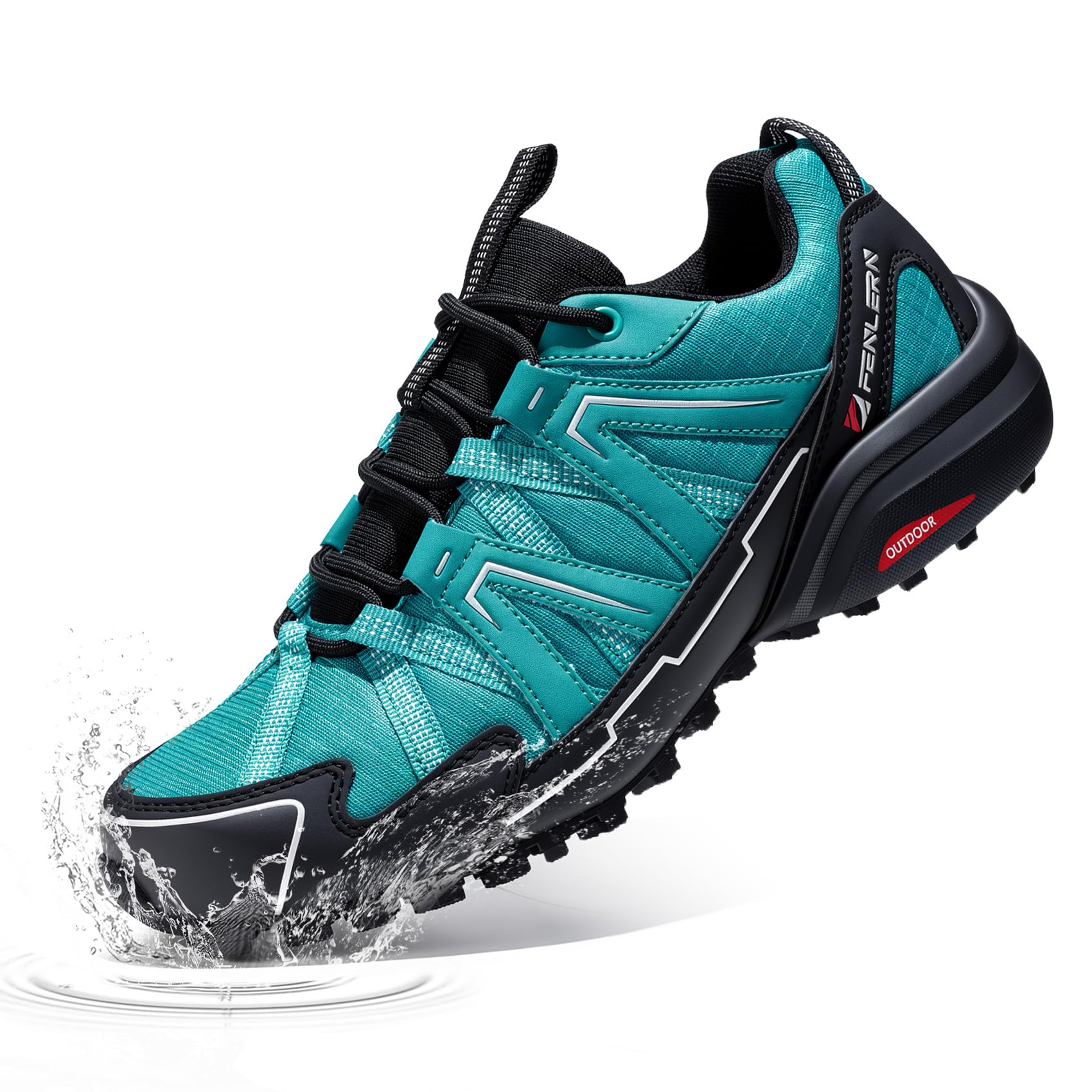 Men's Trail Running Shoes Waterproof Hiking Sneakers