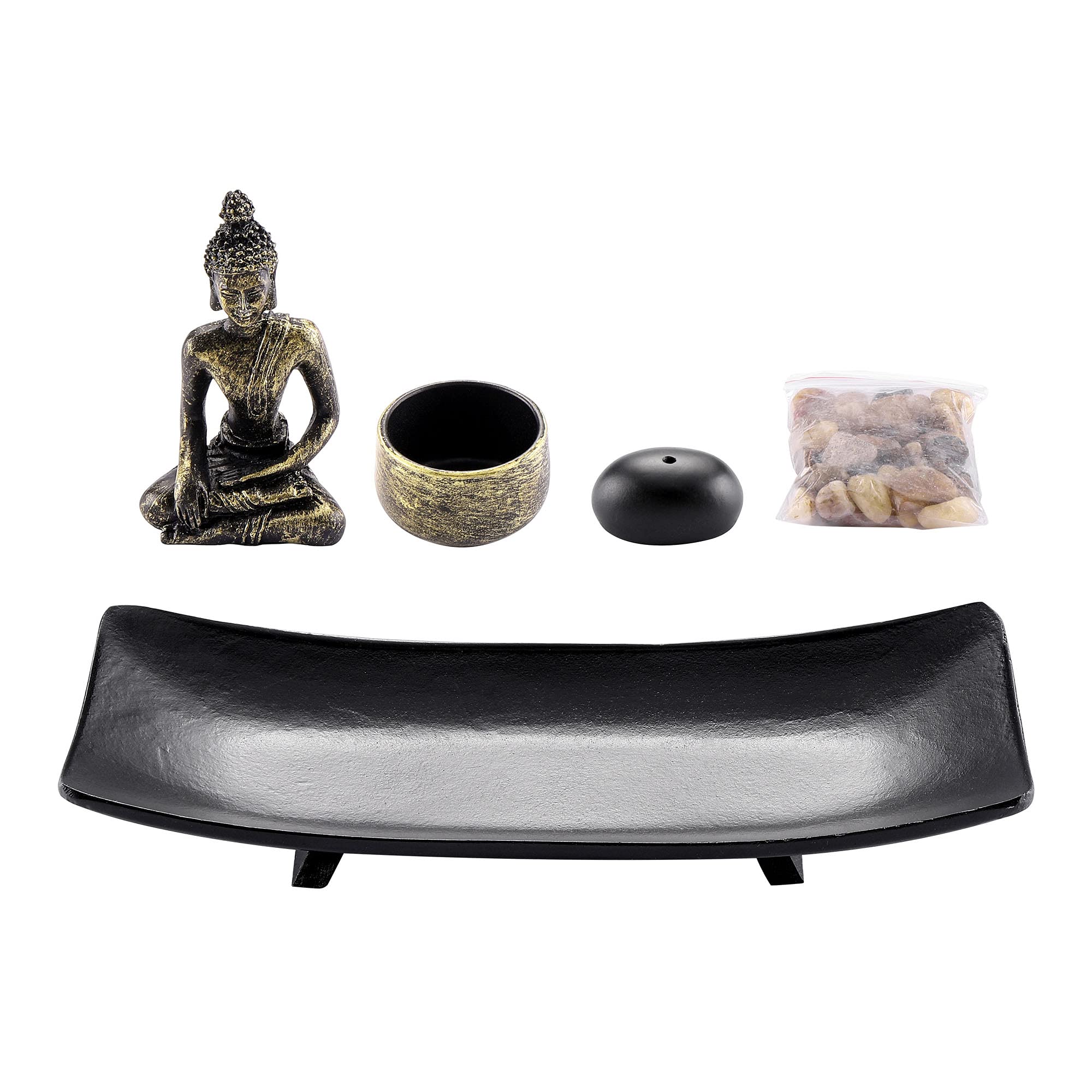 MURO & Buddha Brand 2枚セット Amazon.com: Jovivi Zen Garden Set Buddha Statue w/Tealight Candle