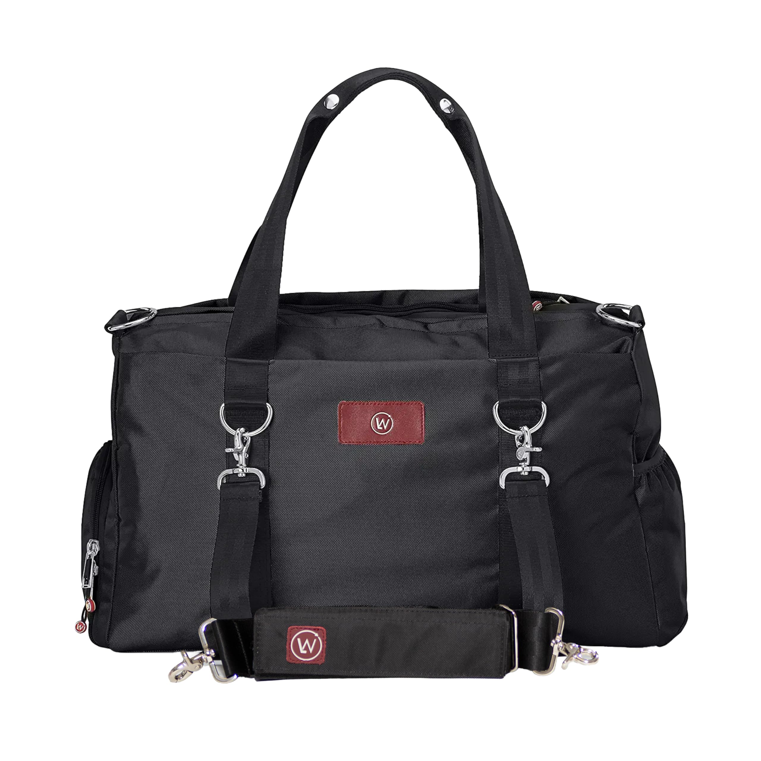 Live Well 360 Gym Duffel Bag for Men or Women – Bag with Shoe, Laptop & Wet Compartment - Perfect Sports or Workout Shoulder Bag with Multiple