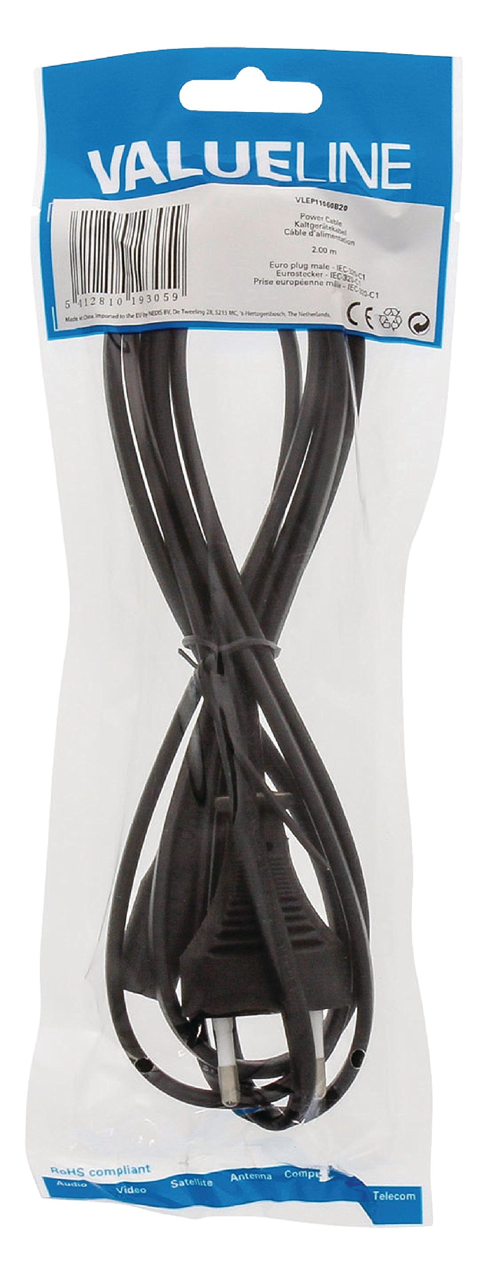Câble D'alimentation Secteur HP 6 Pieds (environ 1,8m) - Compatible VP6121 VP6310 VP6320, Neuf Ouvert, Parfait état