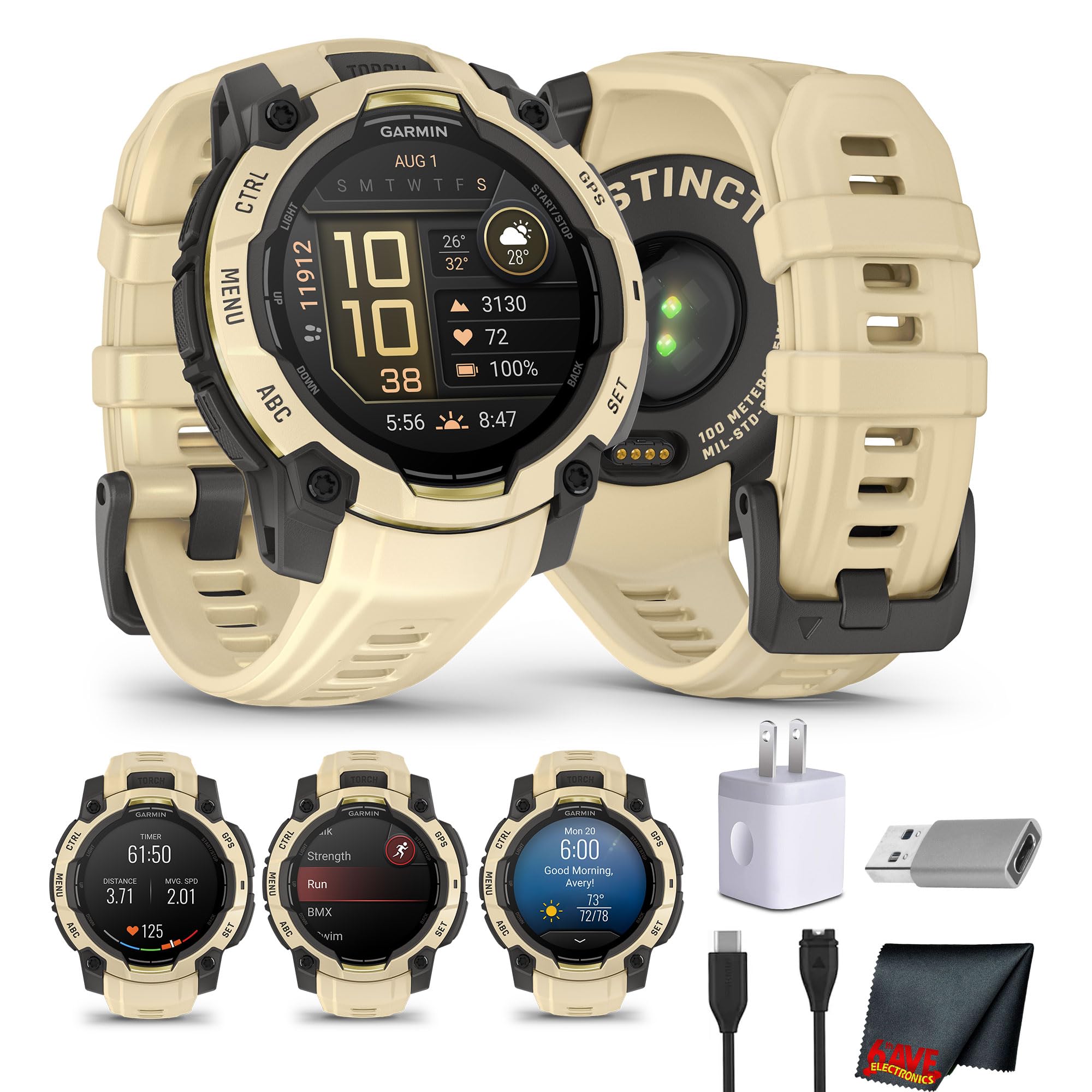 GARMIN INSTINCT 3 AMOLED50mmおまけ付き Amazon.com: Garmin Instinct 3-45 mm, AMOLED Display, 18 Day