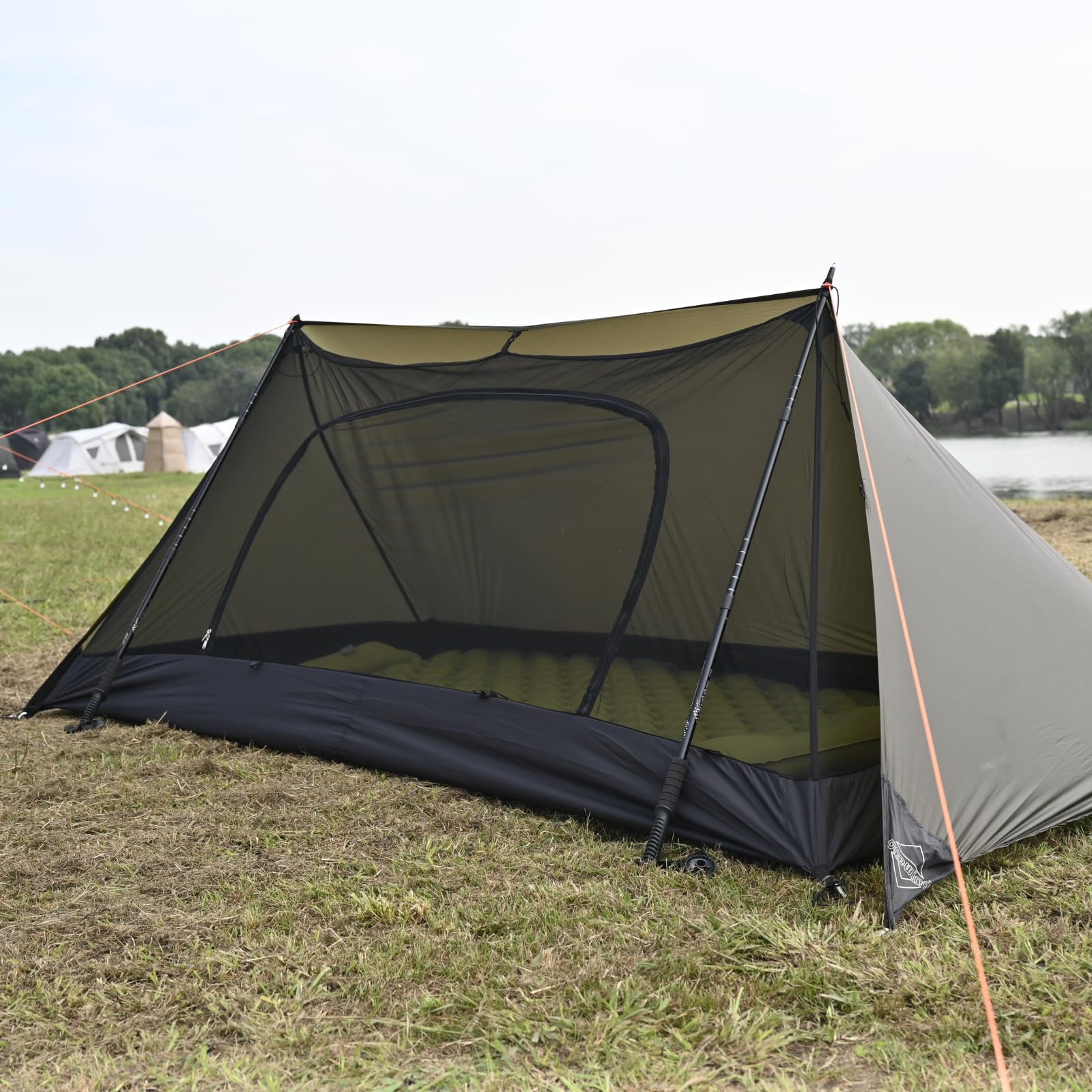 onewind Das Unterschlupf-Set beinhaltet Notfallunterkunft, Innenzelt und Zeltfußabdruck, Ripstop-Silnylon mit Silikon-PU-Beschichtung, Überlebenszelt für Camping, Wandern, Rucksackreisen Sport & Freizeit