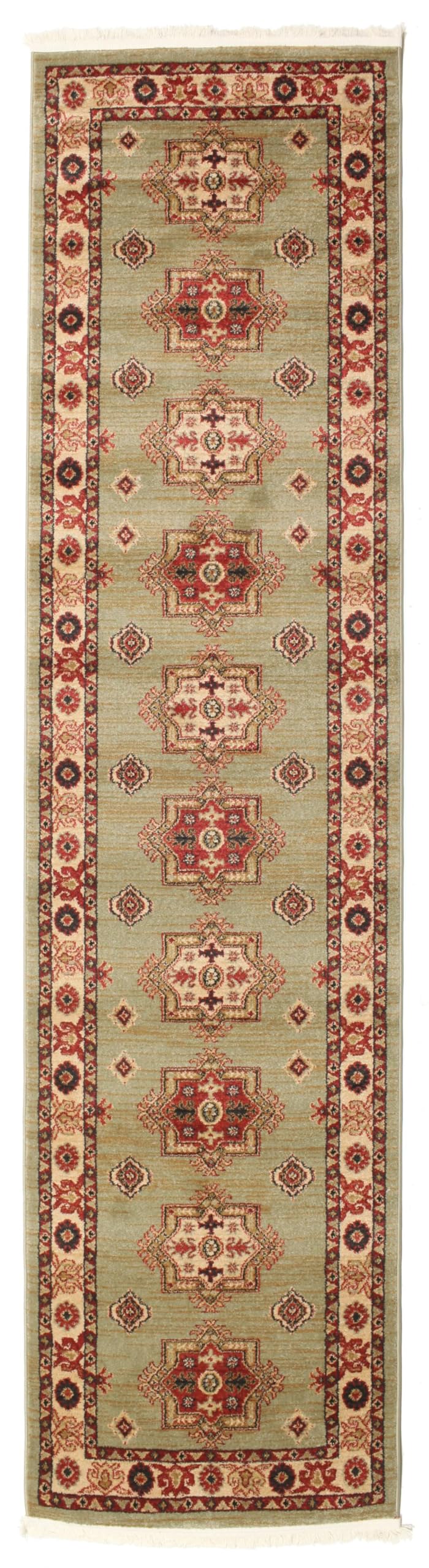 RugVista Marivan Kazak Tappeto, 80 x 300 cm | Orientali, Rettangolare, Pelo medio, Lavabile solo a secco, Oeko-Tex 100, Soggiorno, Sala da pranzo, Camera da letto