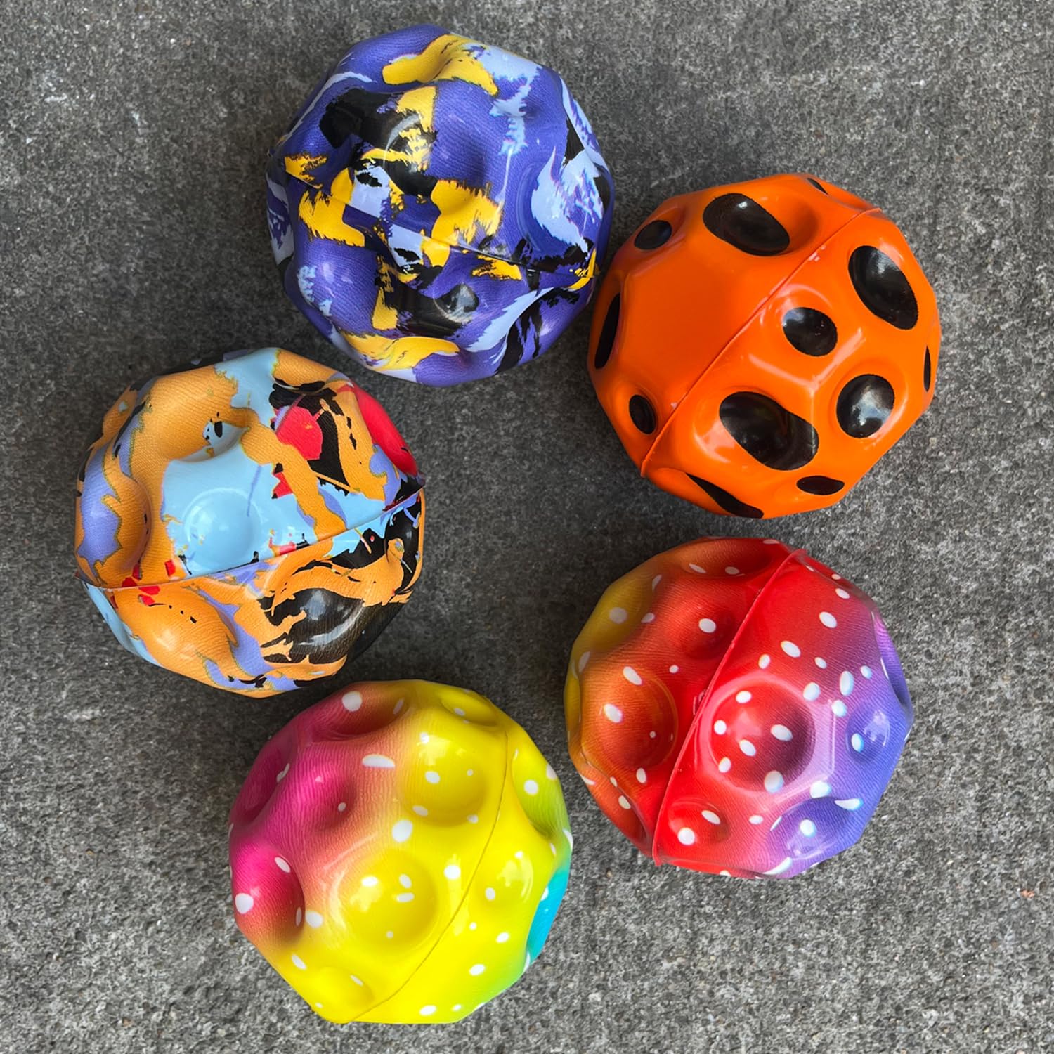 Moon Ball Hüpfball - Super Springender Space Ball Mit Handgelenkband