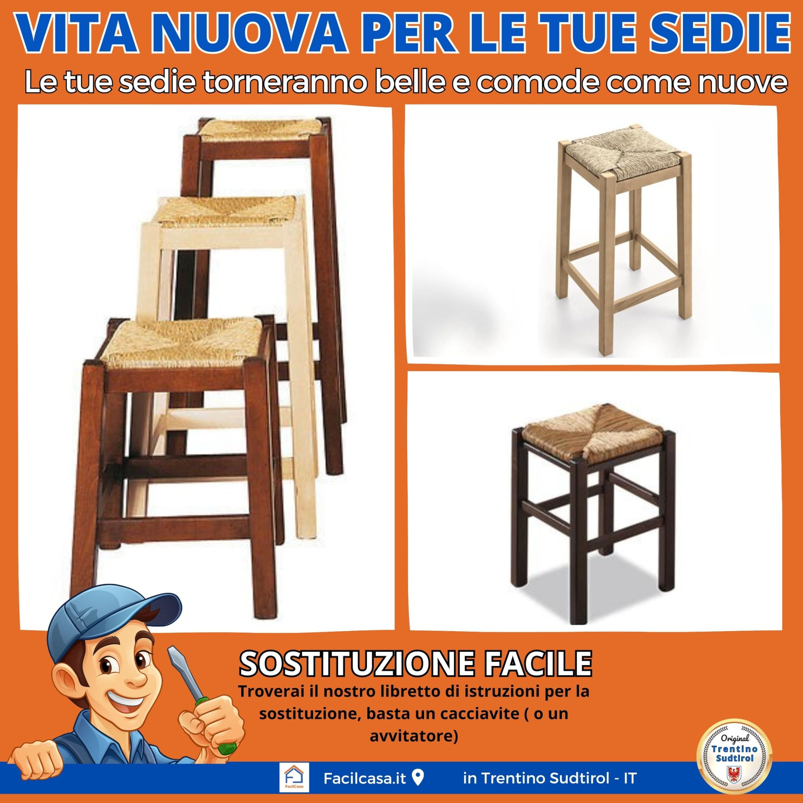 Paglia Per Sedie Seduta In Ricambio Per Sedia Qualitu00e0