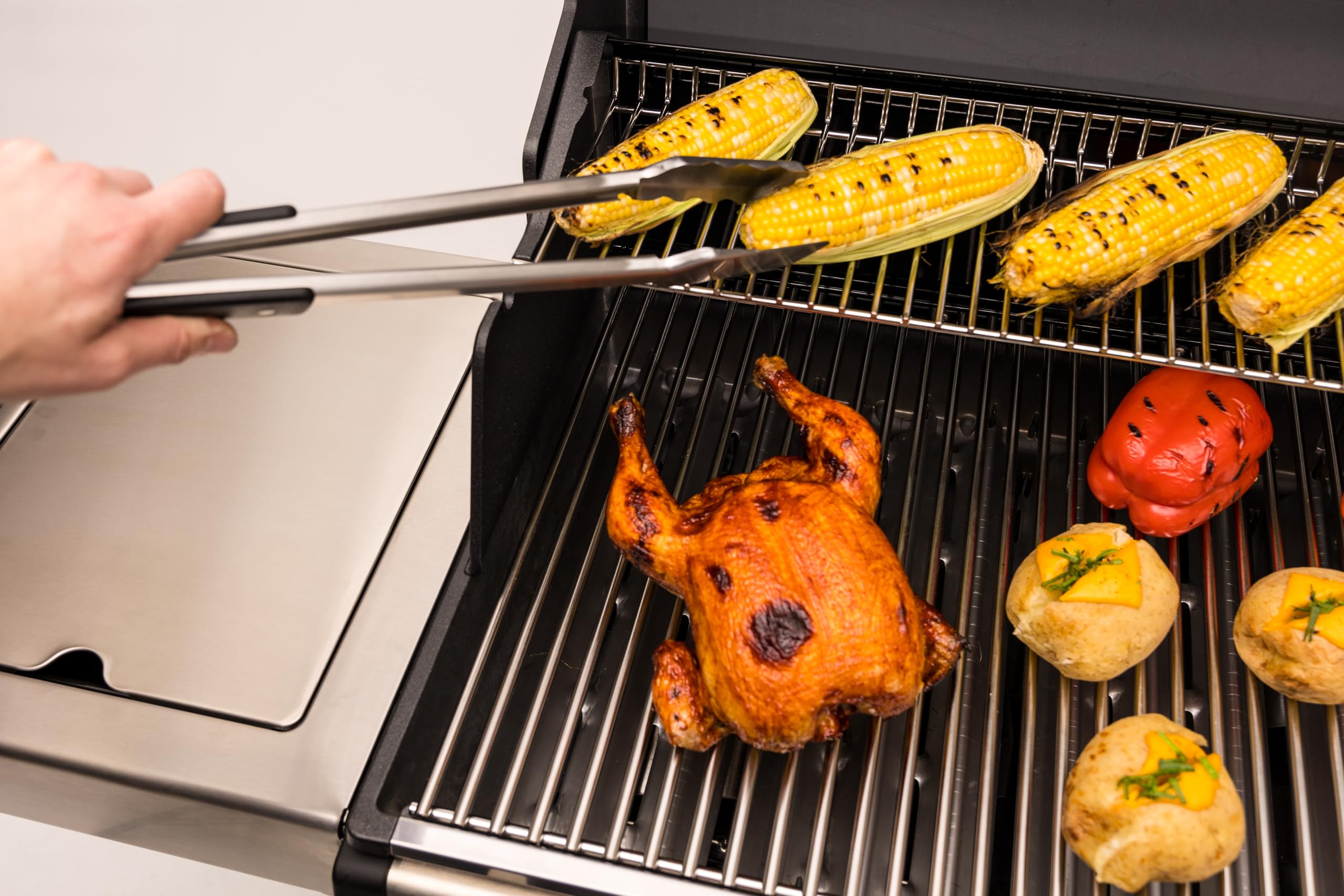 Broil King 64112 Zange Imperial SS, Silber, Schwarz
