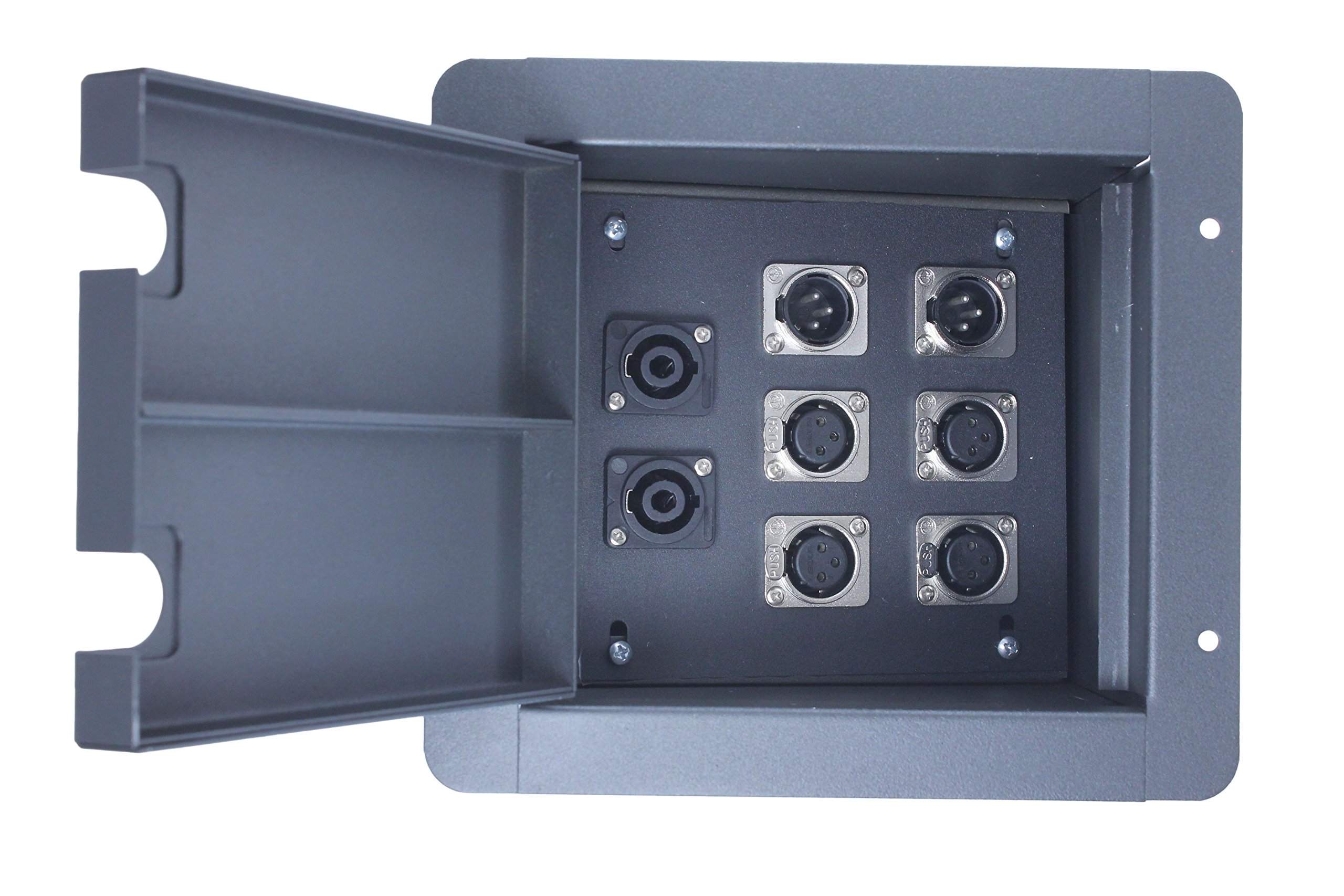 Yovus Pro Audio Recessed Stage in Floor Pocket Box Black