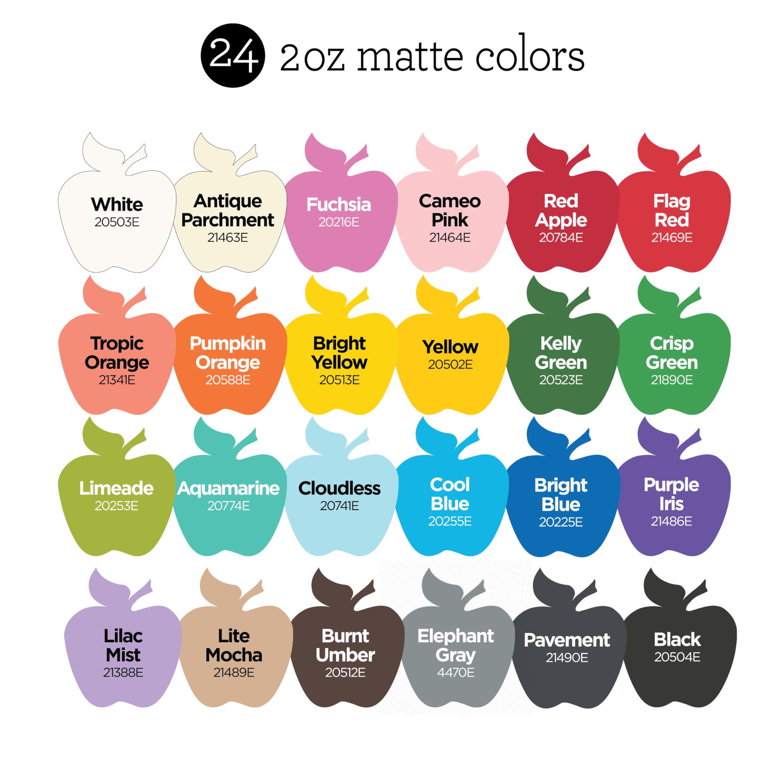 Apple Barrel Acrylic Craft Paint Kit, Matte Finish, 36 pc, Assorted - Image 3
