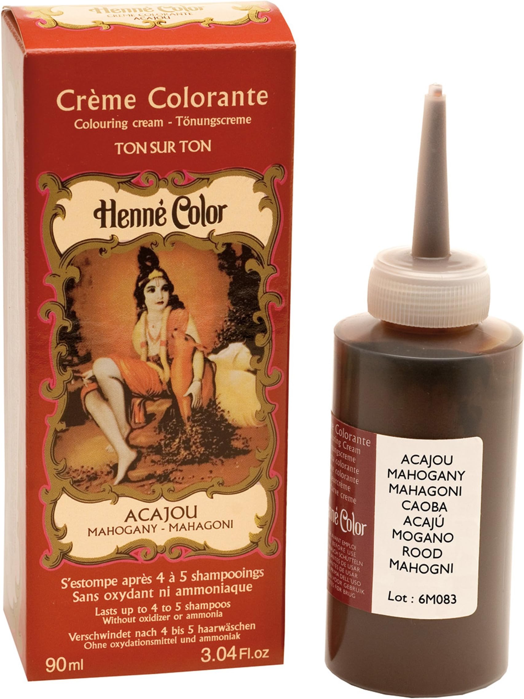 Mahogany Henna Hair Colouring Cream 90 ml