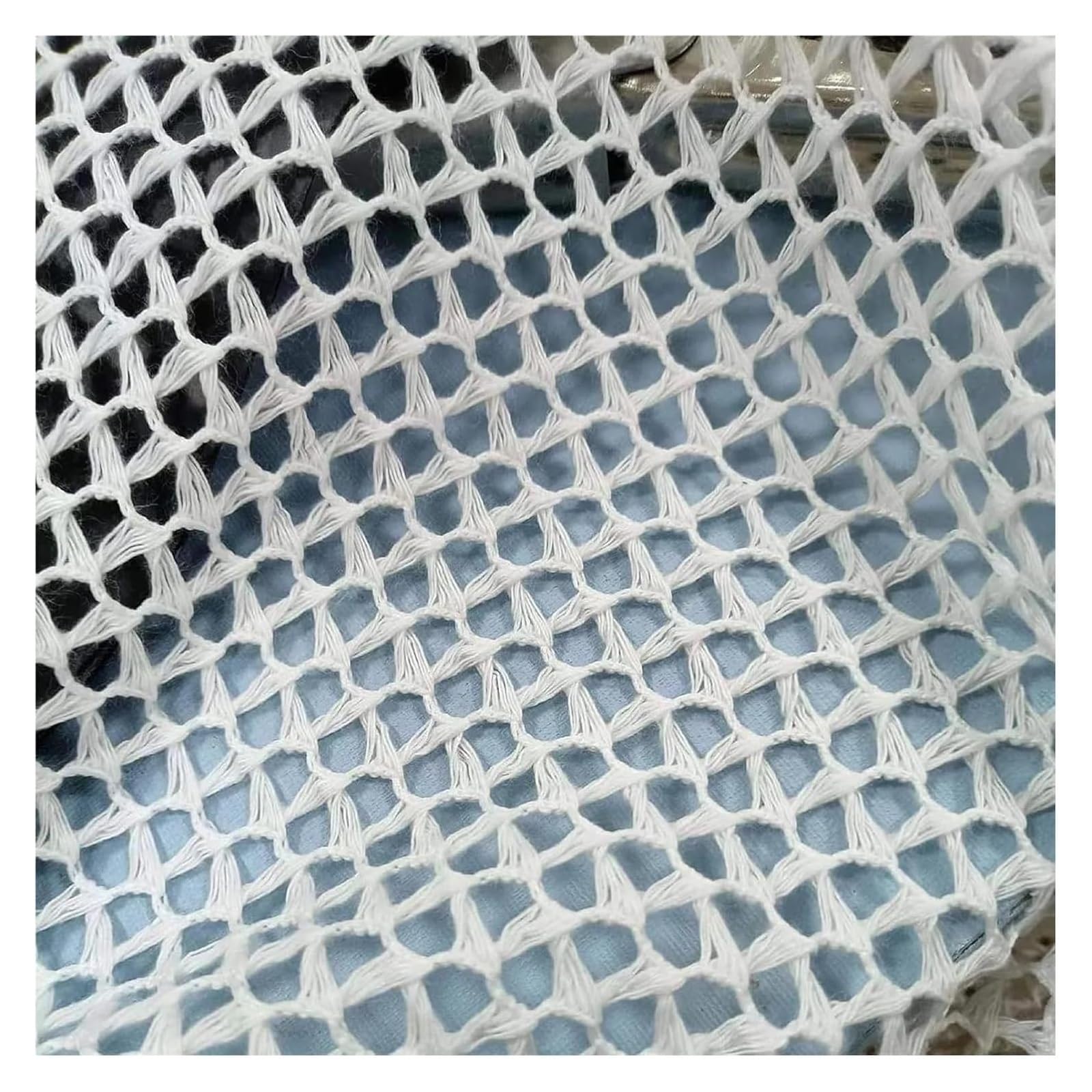Costura Tela De Malla Poliéster Algodón Multicolor(Schwarz)