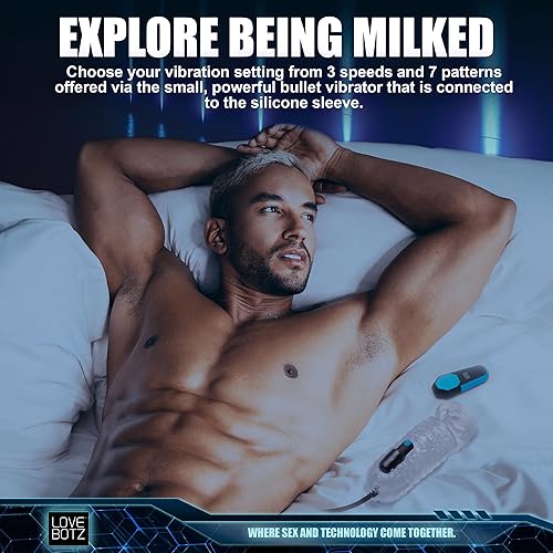 Miniatura 3 de Milker Pro Edition - Juguete masturbador masculino con triple sensación, vibración de succión de acaricio, juguete de placer sexual para adultos,