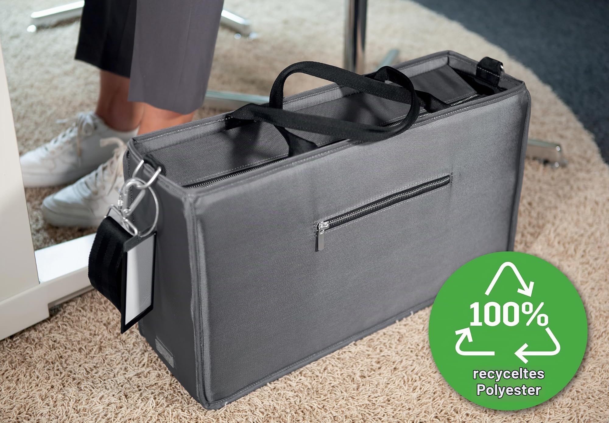 Sigel BA412 Desk Sharing Bag Premium, Organizer für mobiles Arbeiten