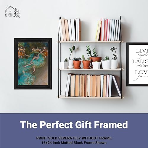 Miniatura 5 de Lost Cabin Balanceándose Bailarina en Verde 1879 por Edgar Degas  Impresión sin marco  Reproducción de pinturas de obras de arte finas  Póster