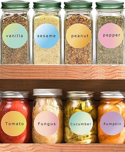 Miniatura 6 de Etiquetas adhesivas térmicas, etiquetas térmicas directas circulares autoadhesivas de 2 pulgadas, etiquetas adhesivas multiusos para diseño de