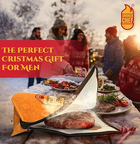 Miniatura 6 de The Ultimate Meat Resting Bag - Manta de barbacoa negra aislada de 21 pulgadas para carne en reposo - Manta de barbacoa para pechuga - 24 hojas de