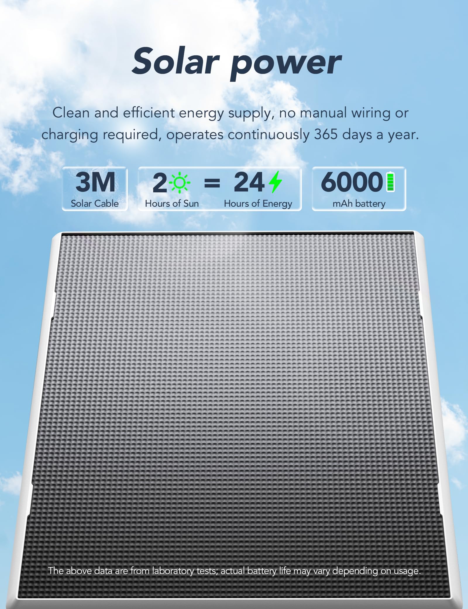 GNCC Kamera monitoringowa 4G LTE do użytku na zewnątrz, solarna z kartą VSIM, kamera 3 MP, monitoring na zewnątrz, bez akumulatora WLAN, obracana o 355°/90°, noktowizor kolorowy/podczerwieni, 2-drożne