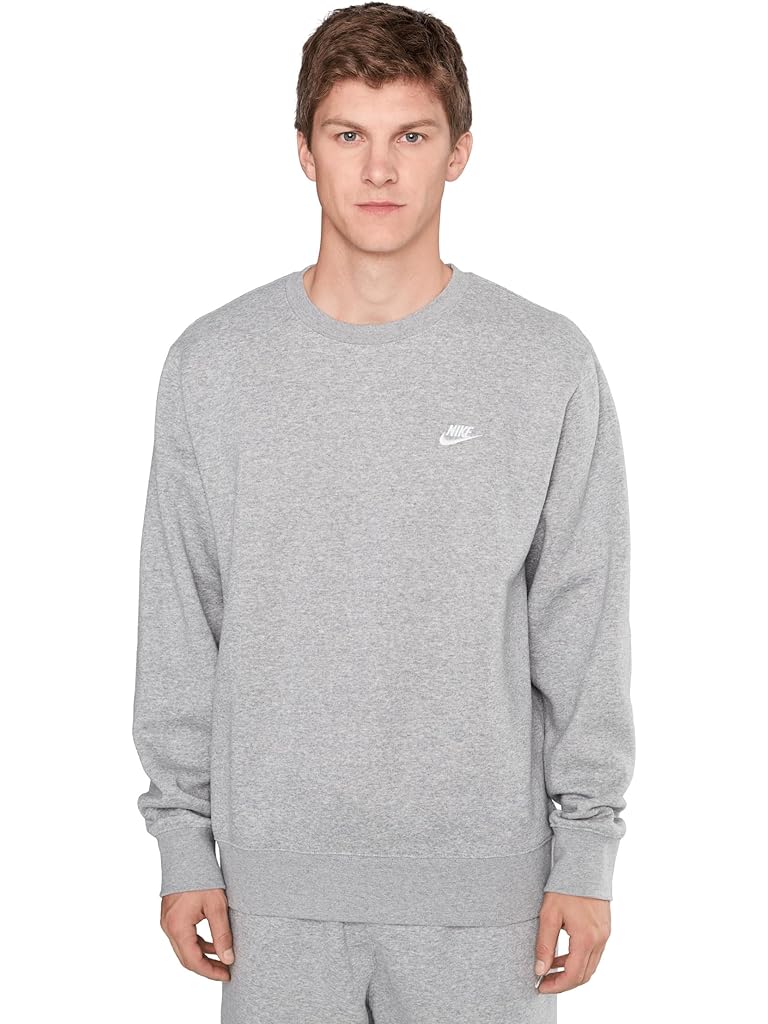 Gray Nike Club Basket Ball Crew