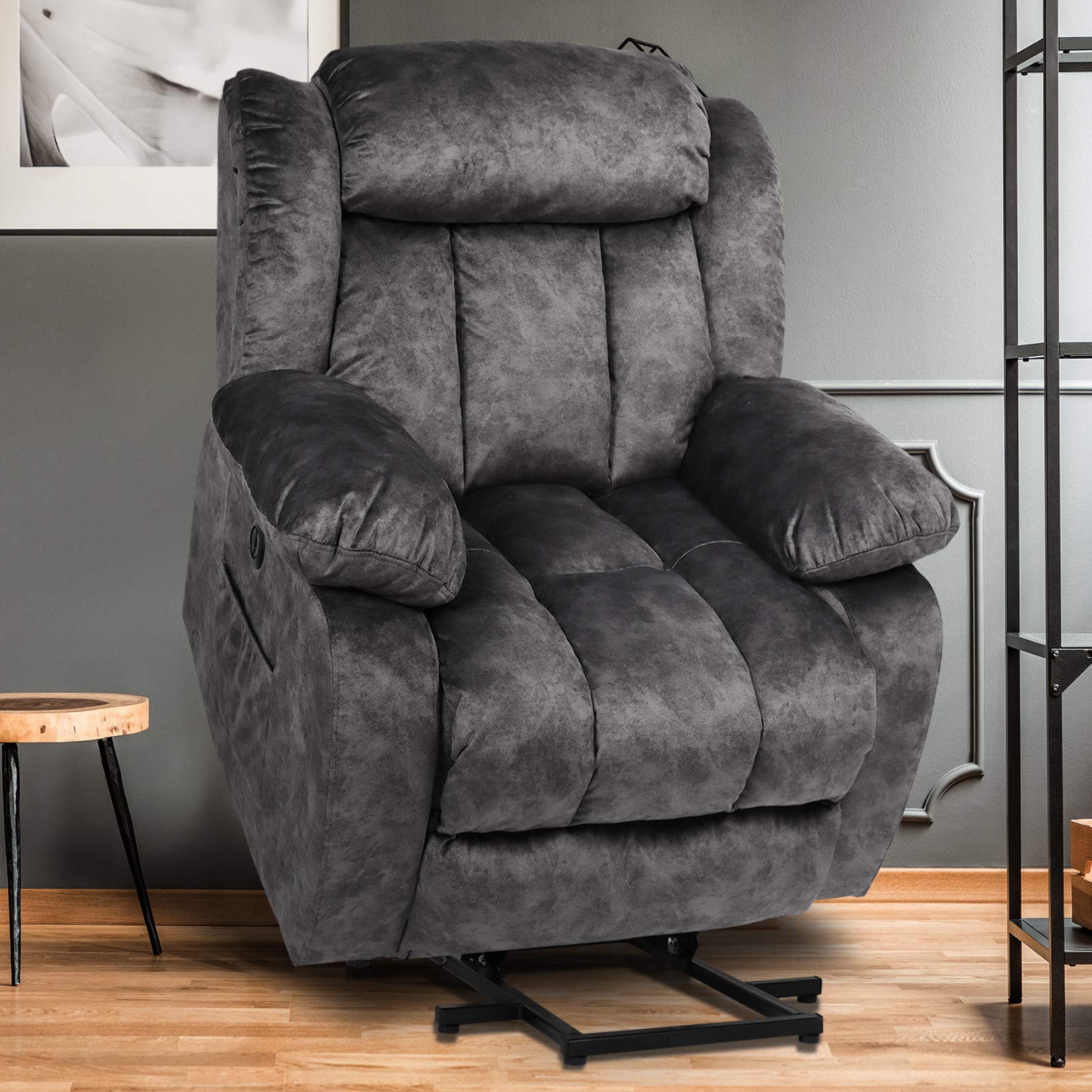Buy CDCASA Electric Power Lift Recliner Chair with Massage and Heat for