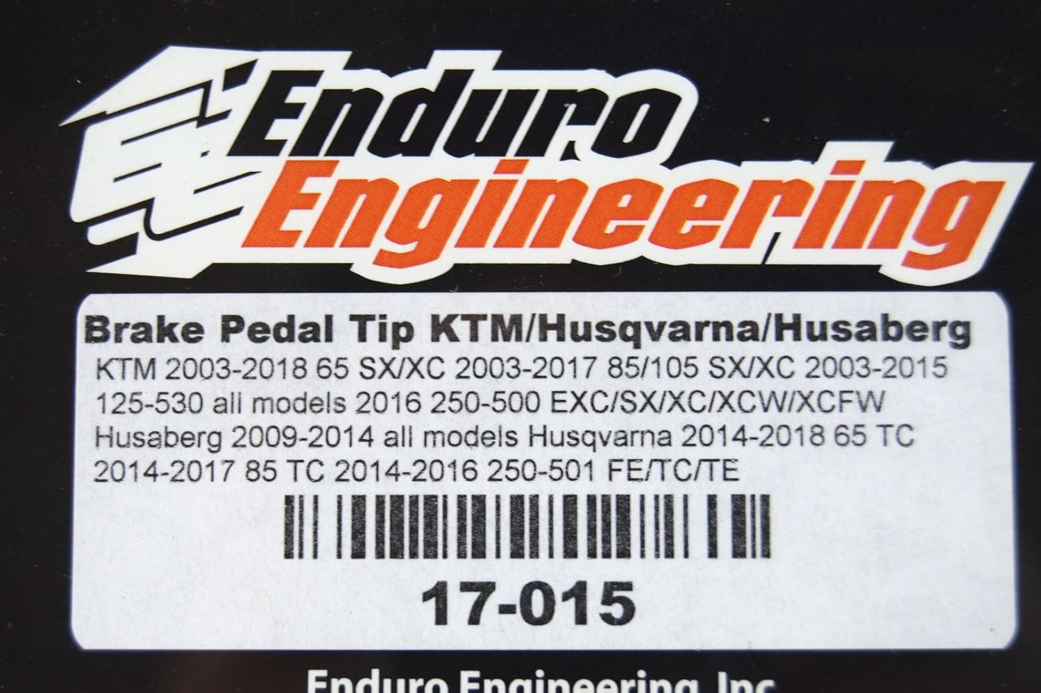Enduro Engineering Brake Pedal Tip 17-015 - Compatible with 2003-2019 KTM Husaberg Husqvarna Sherco Moto Dirt Bike