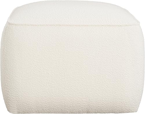 Miniatura 9 de Christopher Knight Home Isa Boucle - Reposapiés otomano de tela, taburete otomano cuadrado de tela, para sala de estar, sofá, asiento extra, mesa de
