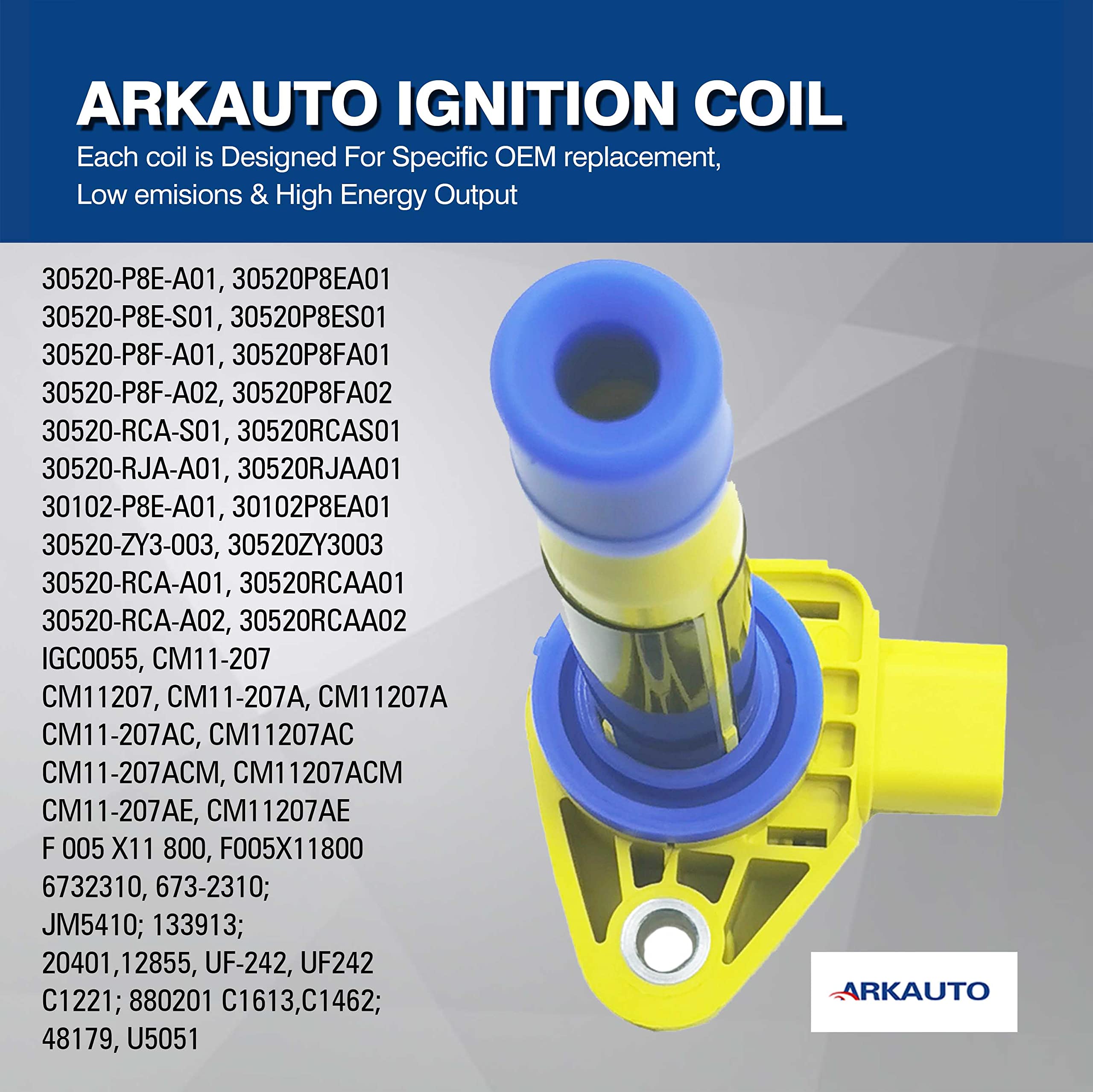 Amazon | ARKAUTO 高性能イグニッションコイル ARK-IG242 UF242 30520
