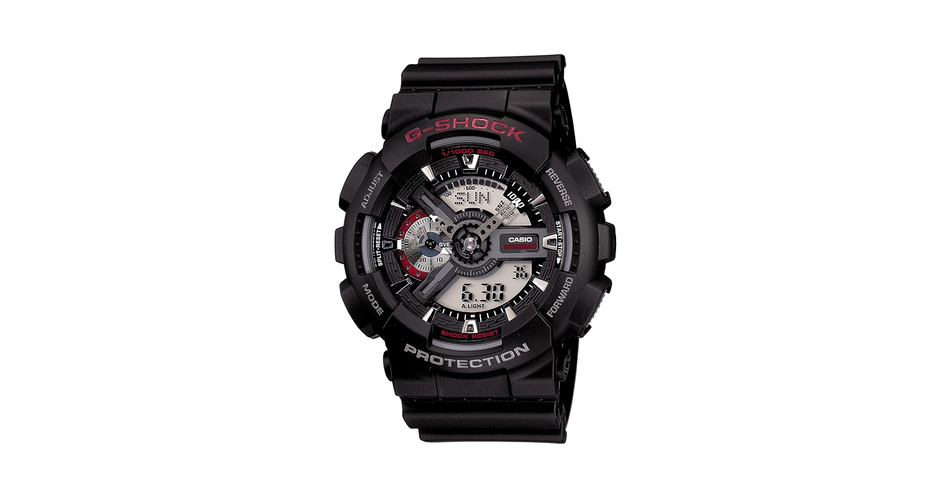 CASIO カシオGーSHOCK GA110ブラック GA110-1B | Analog-Digital Black Men's Watch G-SHOCK | CASIO