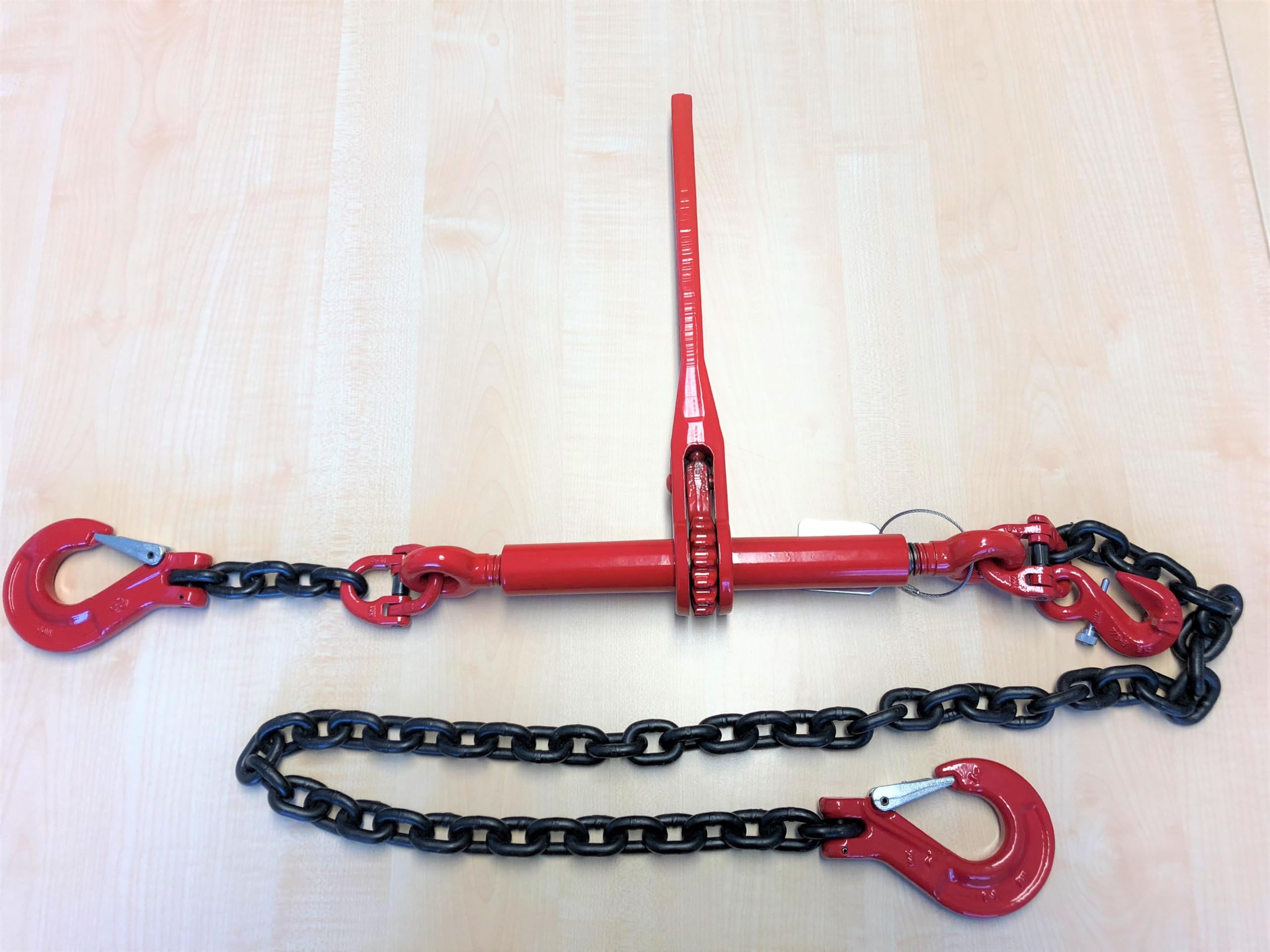 Zurrkette 1-teilig 10 mm 3,0 m Zurrkraft (LC): 63kN (6300 daN = 6,3to) Spannkraft (STF): 1575 daN schwarz