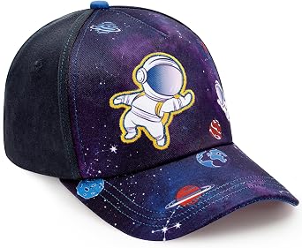 WAWSAM Kids Baseball Hat Toddler Boys Hat Toddler Trucker Hat Adjustable Snapback Cap for Boys 4-8 Years