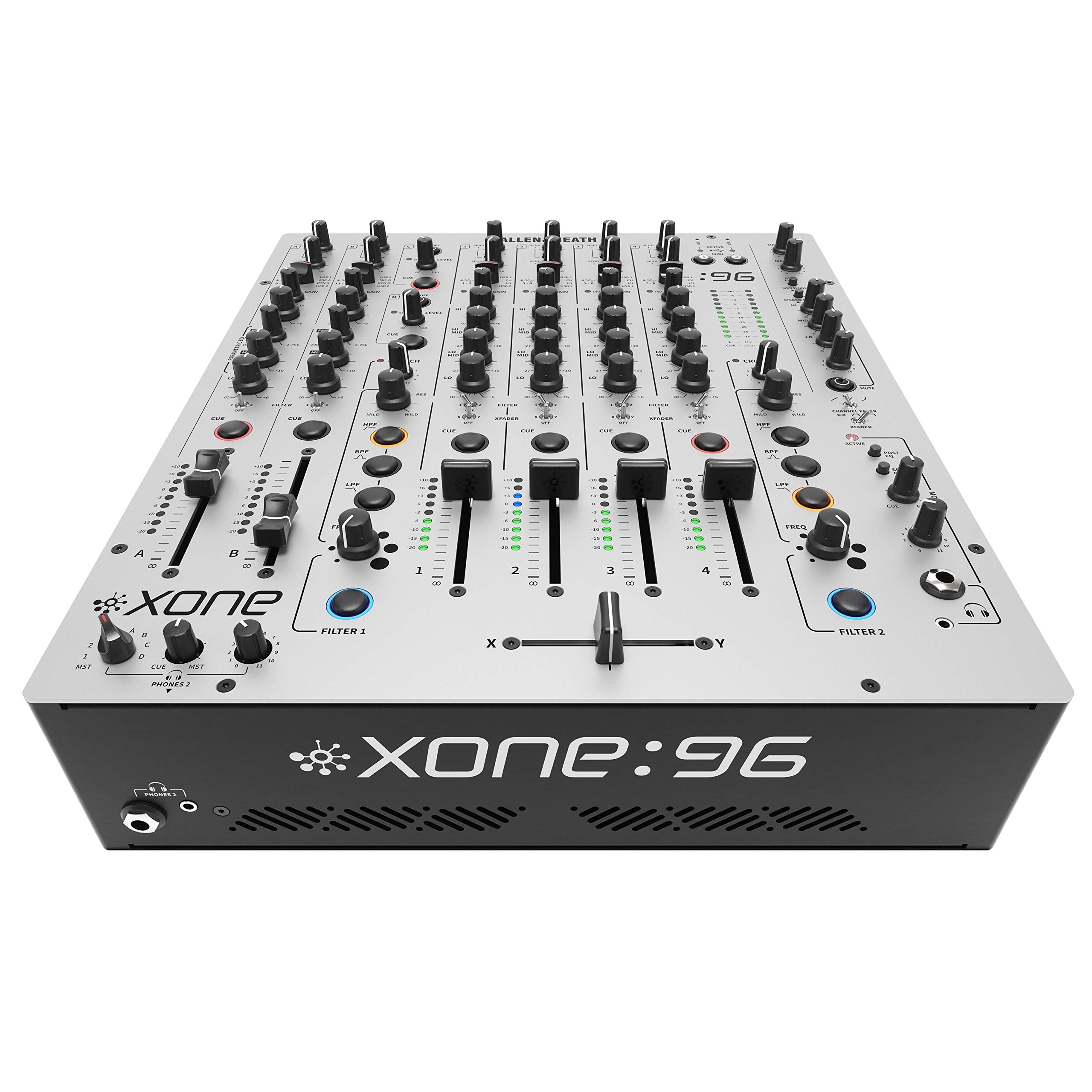 4 Channel Stereo DJ Mixer 2 Aux 2 FX Send 2 USB
