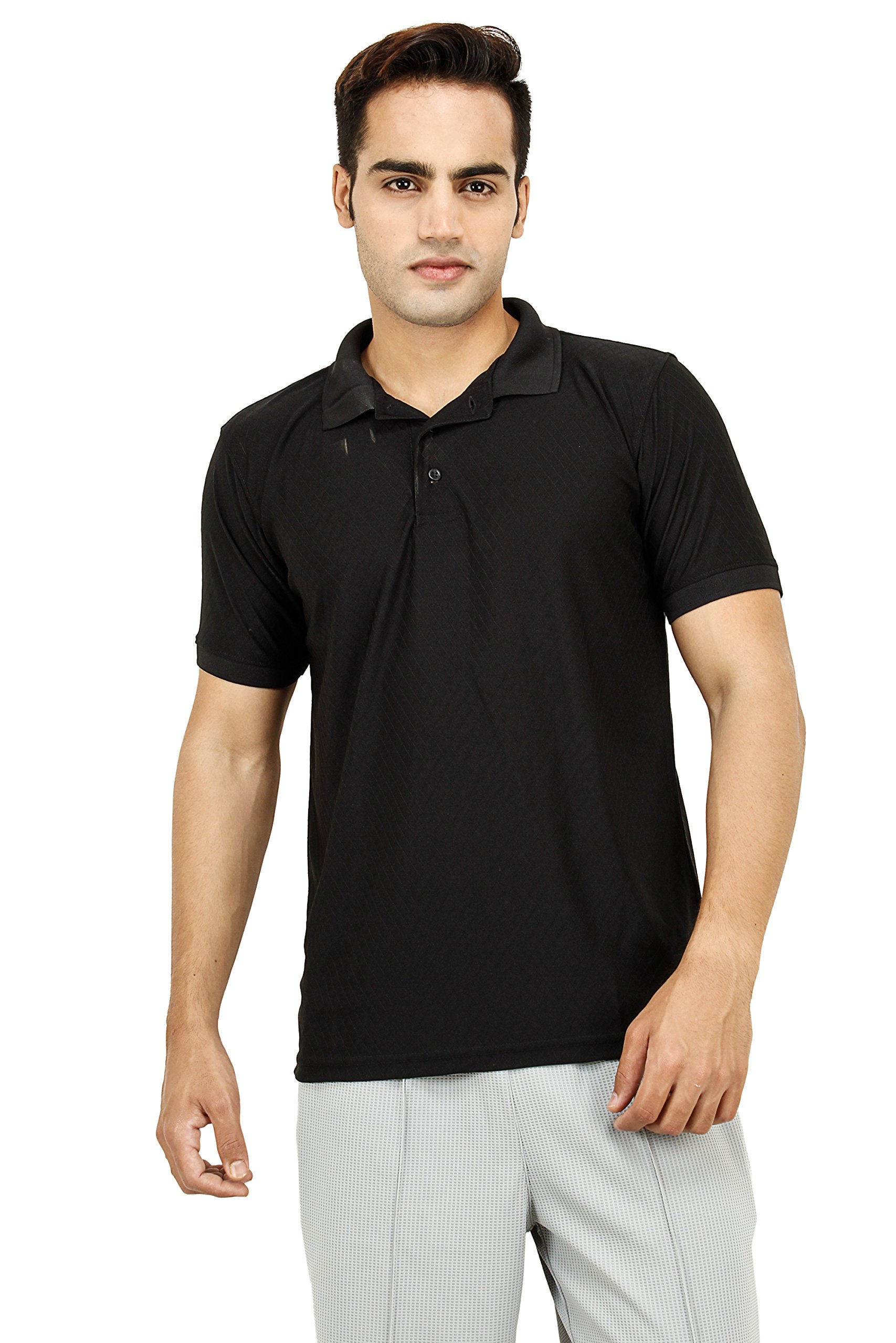 T10 SportsBlack Tee Off Polo