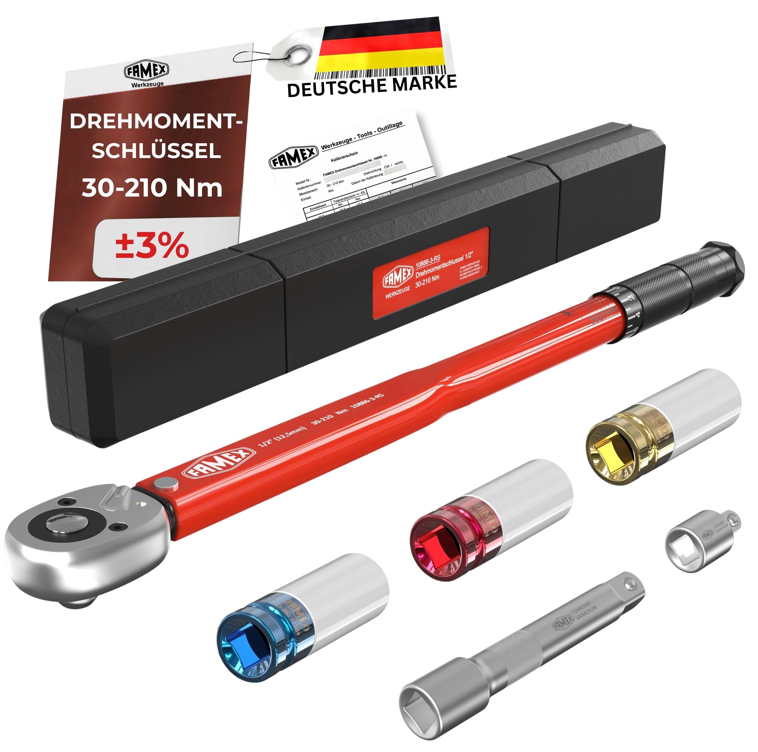 TORQUÍMETRO DE ESTALO 1/2 TORQUE 40 A 220NM - Actyon Torque