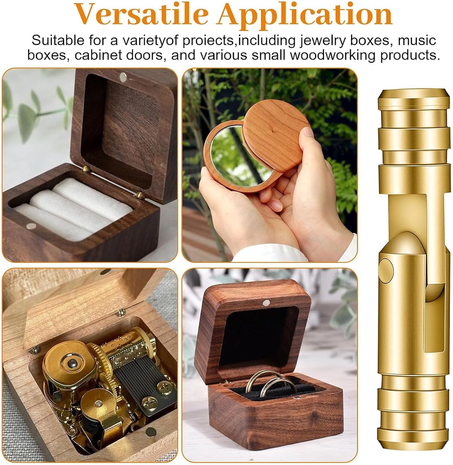 of 50 Metal Small Hinges 4x20mm Craft Hinges for Accuracy Integration in Concealed Hinge Applications for Strong