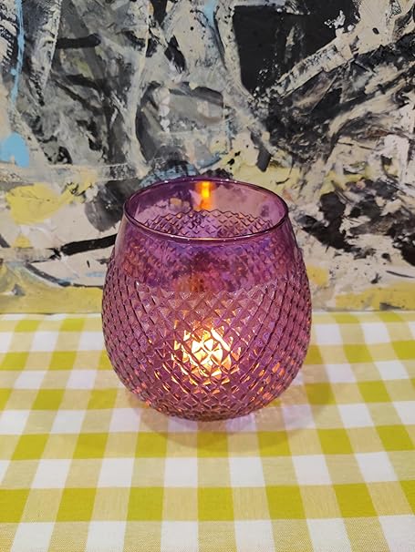 KRAFTWORKS Colored Glass Flower vase (Light Purple)