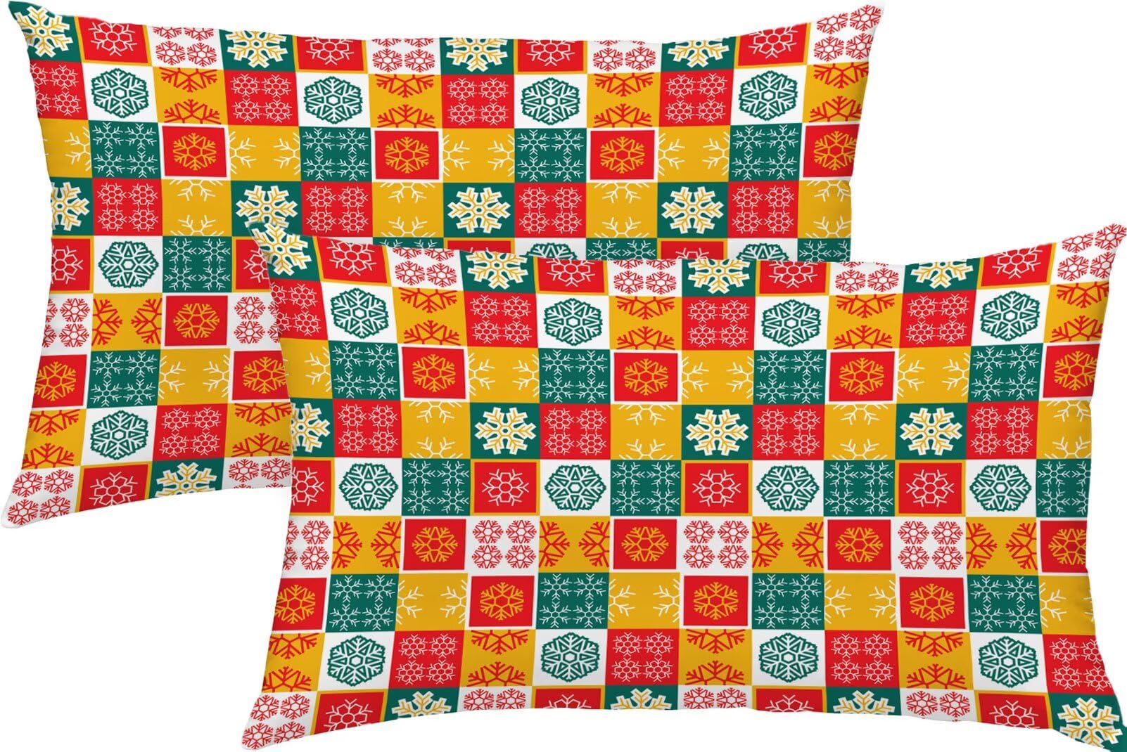 Poszewki na poduszki 60 x 80 cm Boże Narodzenie geometria poduszki