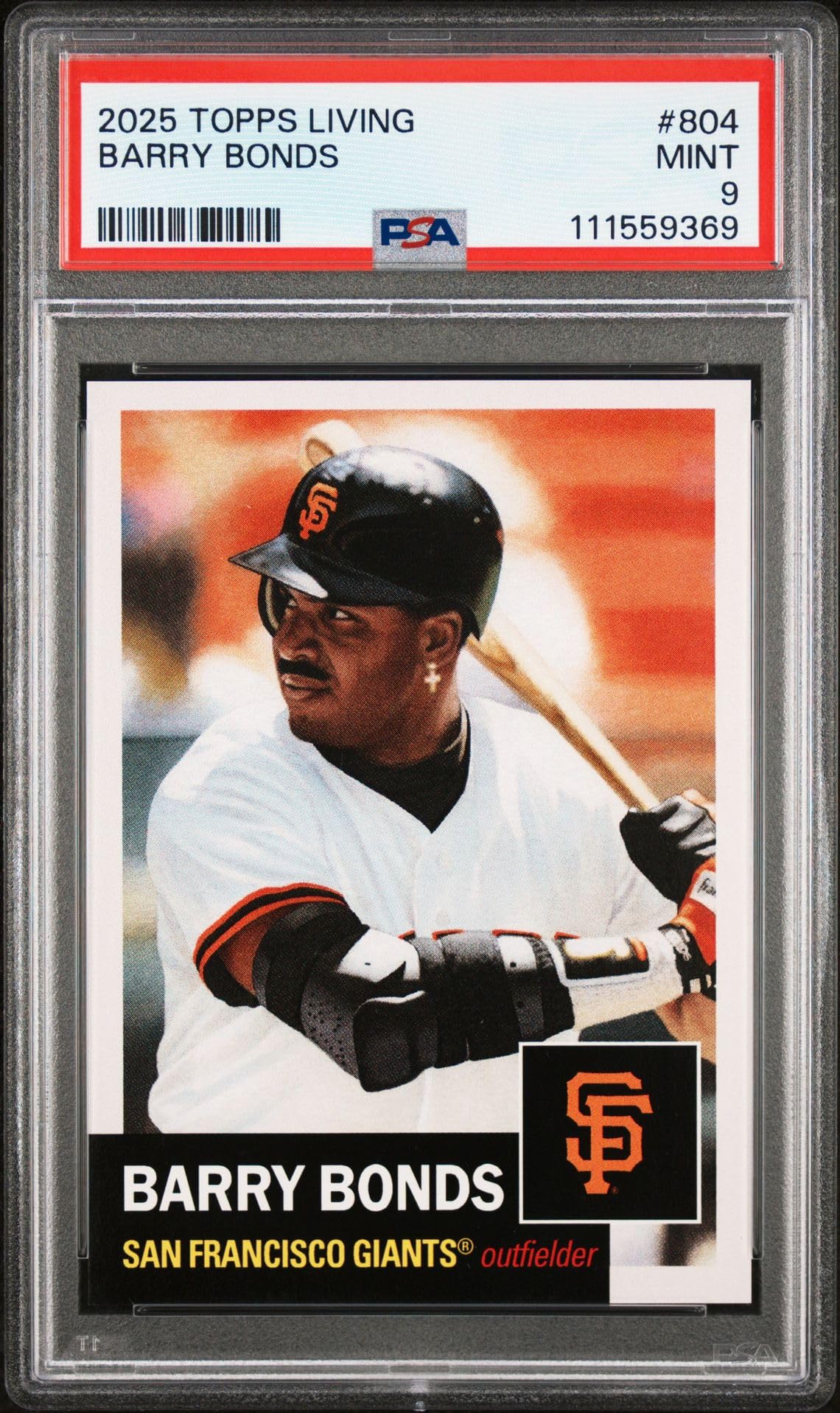 Amazon.com: Barry Bonds 2025 Topps Living Baseball Card #804