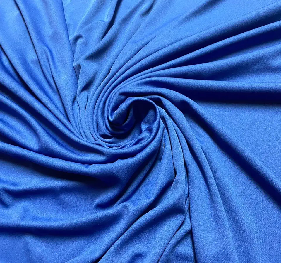 Tecido Malha Helanca Light Azul Royal - 1,80m de largura 100% poliéster (HL-27)