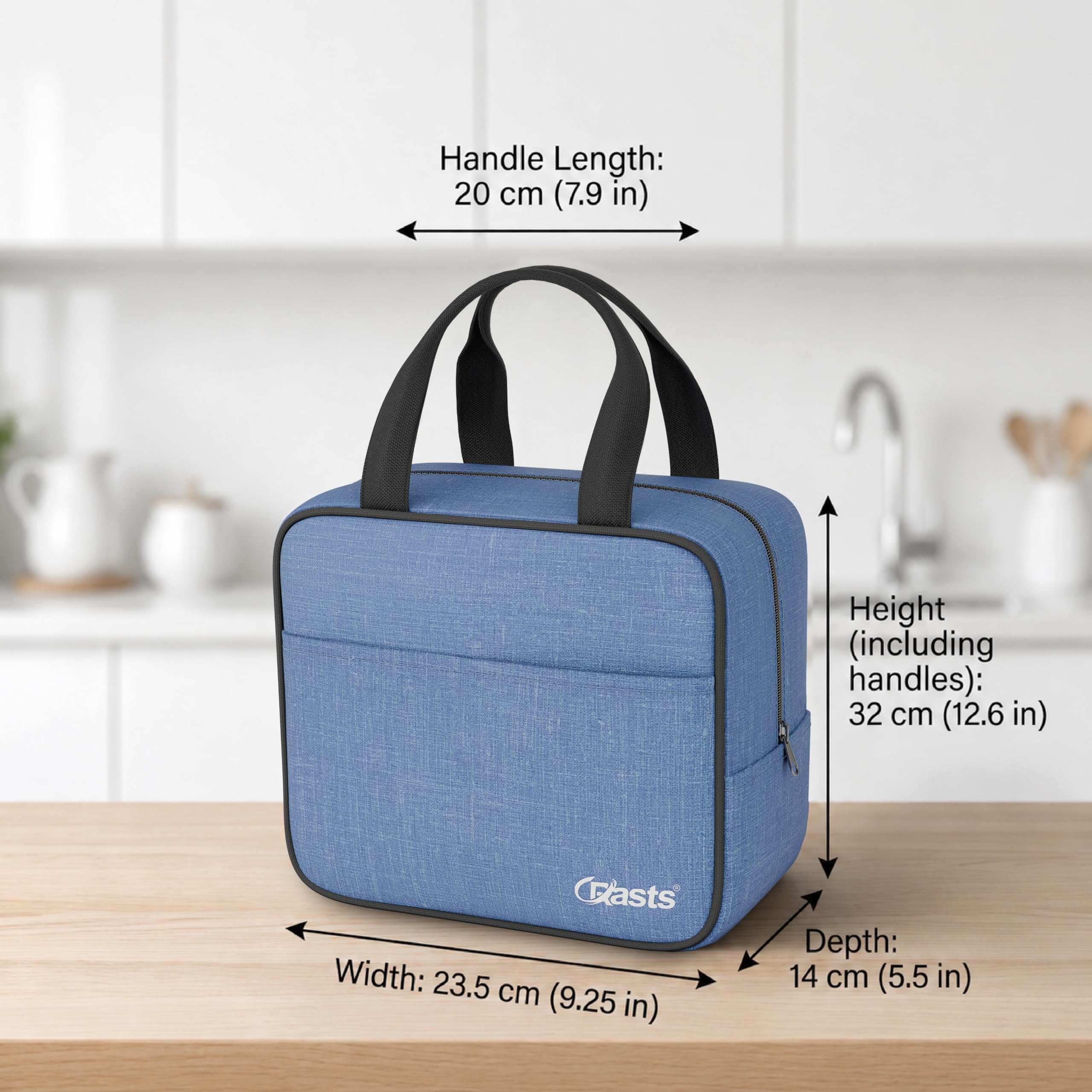 Crasts Insulated Lunch Bag - Keep Food Fresh! -4